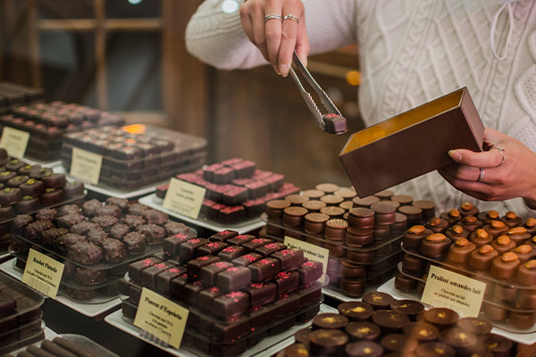 Les chocolats du nouveau chocolatier Diego Mendes